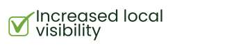 C05 – Benefits Item- Increased local visibility C05 – Benefits Item- Increased local visibility