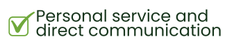 C05 – Benefits Item- Personal service and direct communication C05 – Benefits Item- Personal service and direct communication